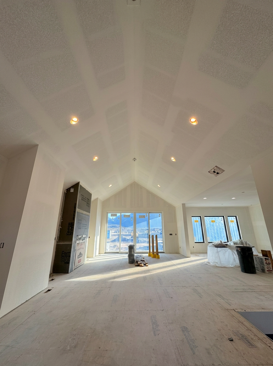 Finished drywall room in Northern Colorado